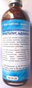 Настойка комплексная. Простатит, аденома, диетич.добавка, 250 мл С1П3-02 фото