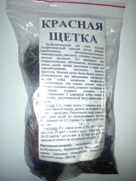 Червона щітка корінь, 25 грамм. 1219914715 фото