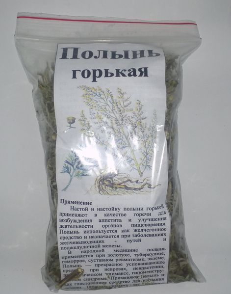 Полин гіркий, трава суха, 30 грам. 1232617804 фото