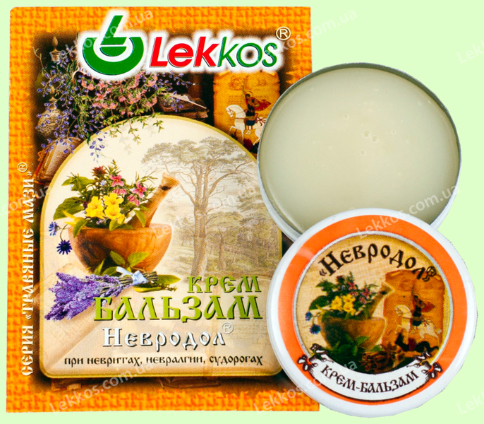 Крем-бальзам "Невродол", 10 грамів 1212348939 фото