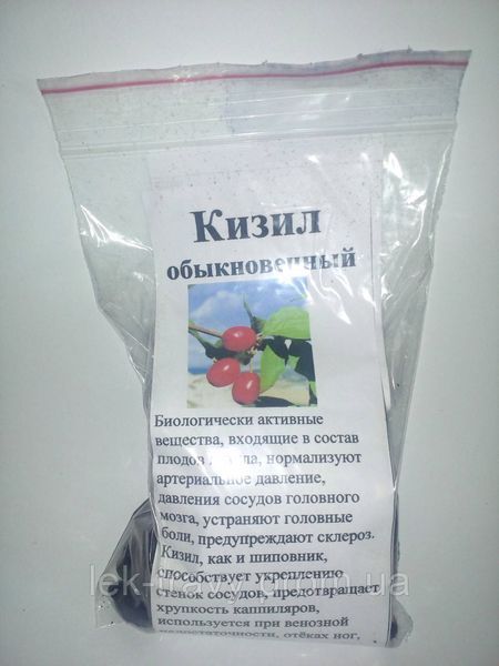 Кизил обыкновенный ягода, 80 грамм. 1219905654 фото