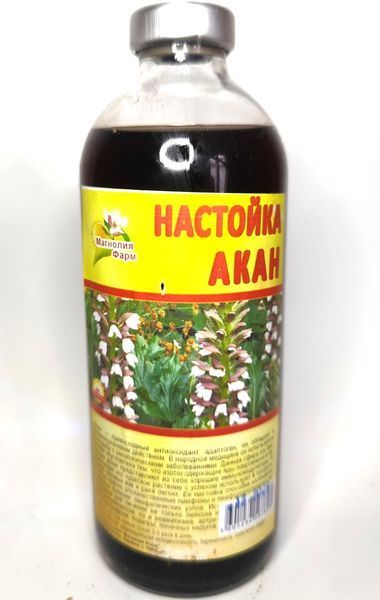 Настойка Акан (6 компонентів), дієтична добавка, 250 мл С1П1-04 фото